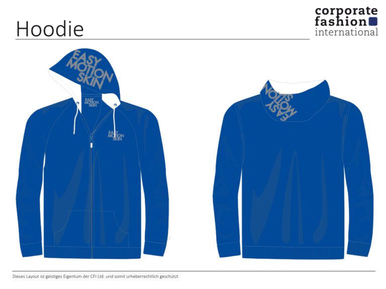Design eines Hoodies von Corporate Fashion International.