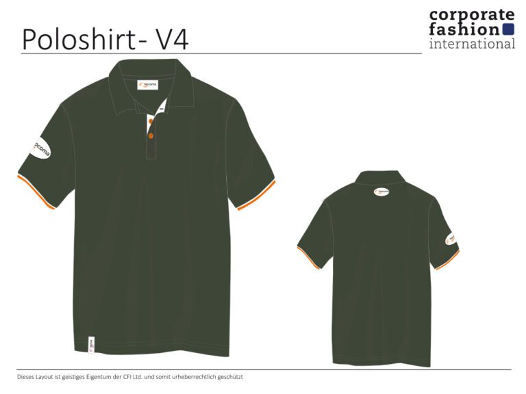 Design eines Poloshirts von Corporate Fashion International.